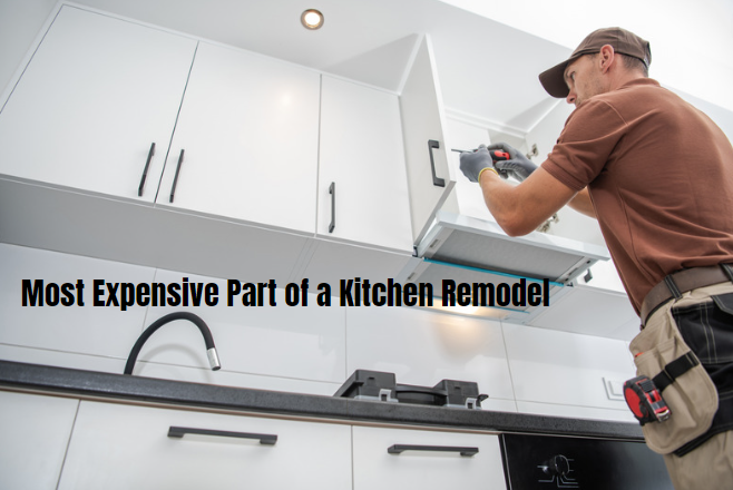 what is the most expensive part of a kitchen remodel