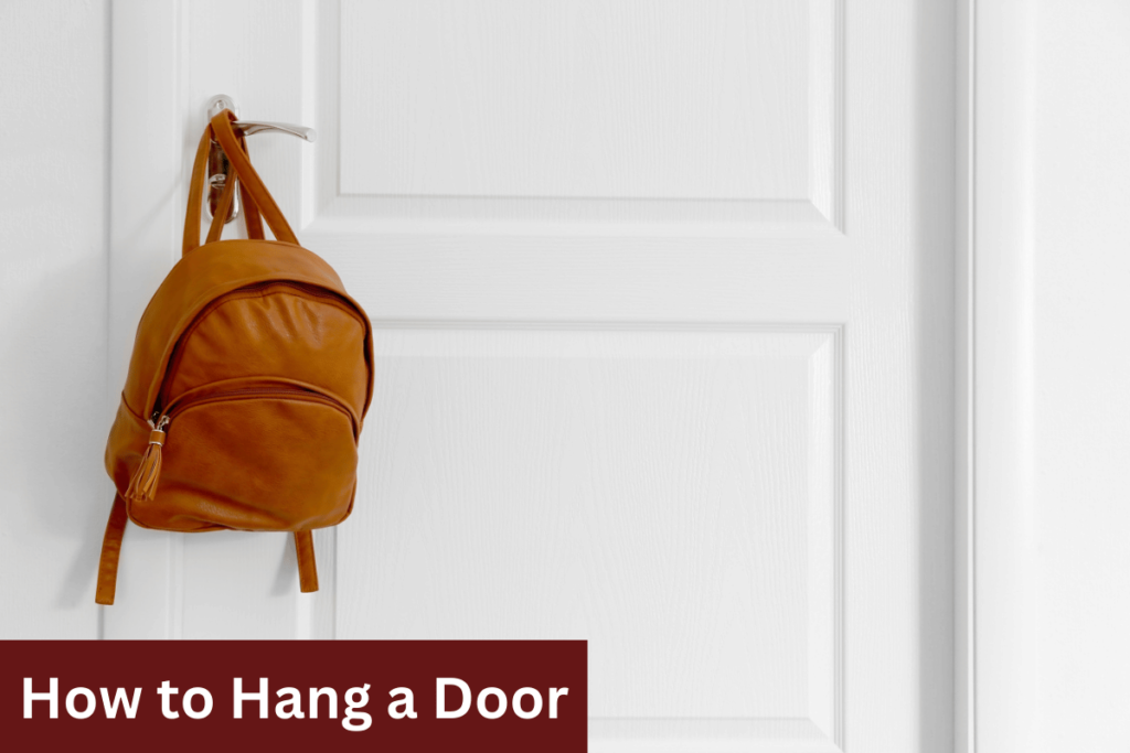 how to hang a door