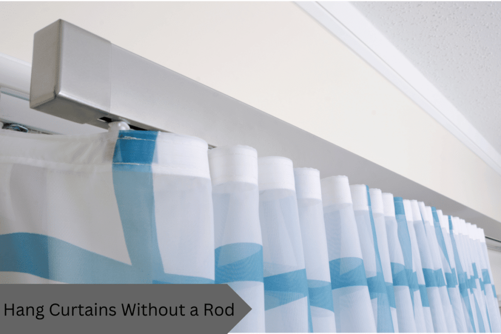 Hang Curtains Without a Rod